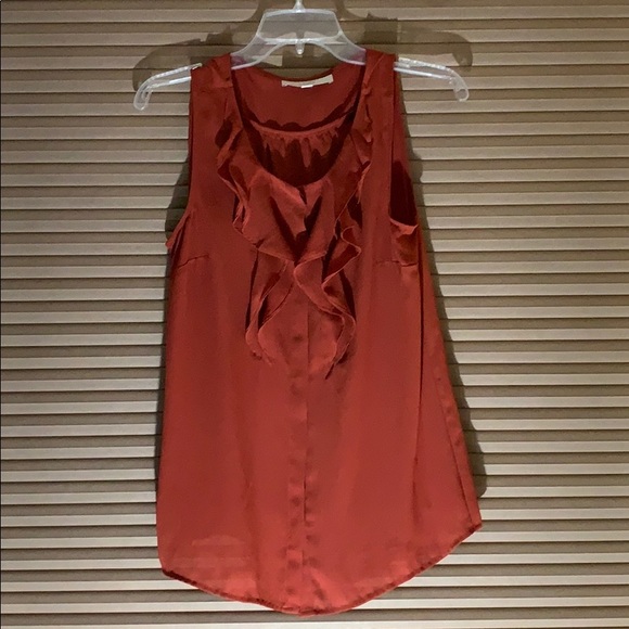 Lightweight LOFT blouse with ruffles - Picture 1 of 2